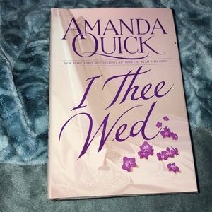Amanda Quick I Thee Wed BANTAM hardcover 💕